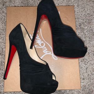 Black Drapadita Christian Louboutin pumps